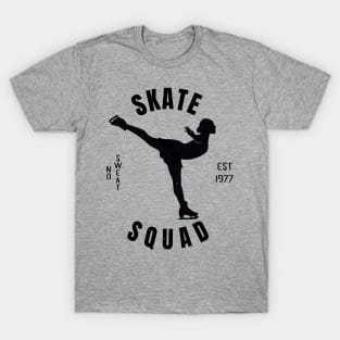 Girls Ice Skate Squad Girls Ice Skating Gift T-Shirt